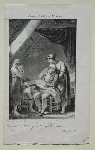 An Unfortunate Family, by Pierre Paul Prud'hon