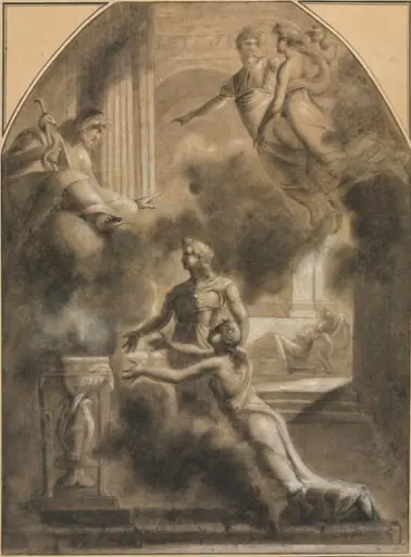 Mythological Scene, by Pierre Paul Prud'hon
