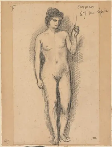 Carmen, by Pierre Puvis de Chavannes
