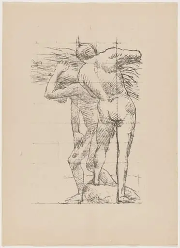 Etude, by Pierre Puvis de Chavannes