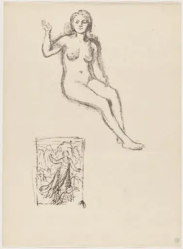 Etude, by Pierre Puvis de Chavannes