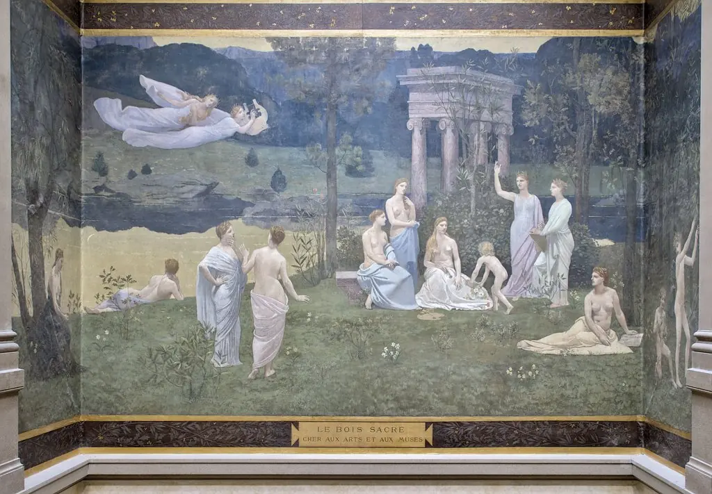Le Bois sacré cher aux arts et aux Muses, by Pierre Puvis de Chavannes
