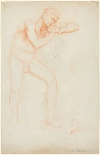 Male Nude, by Pierre Puvis de Chavannes