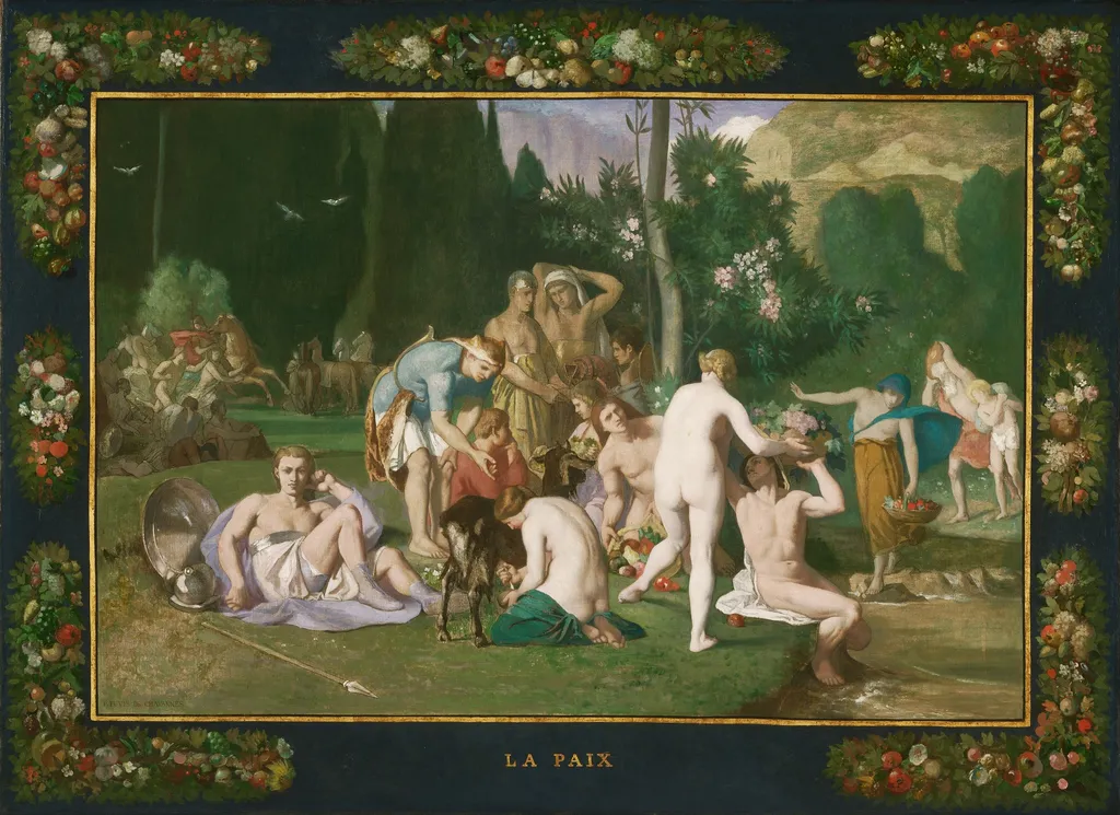 Peace, by Pierre Puvis de Chavannes, oil, 1867