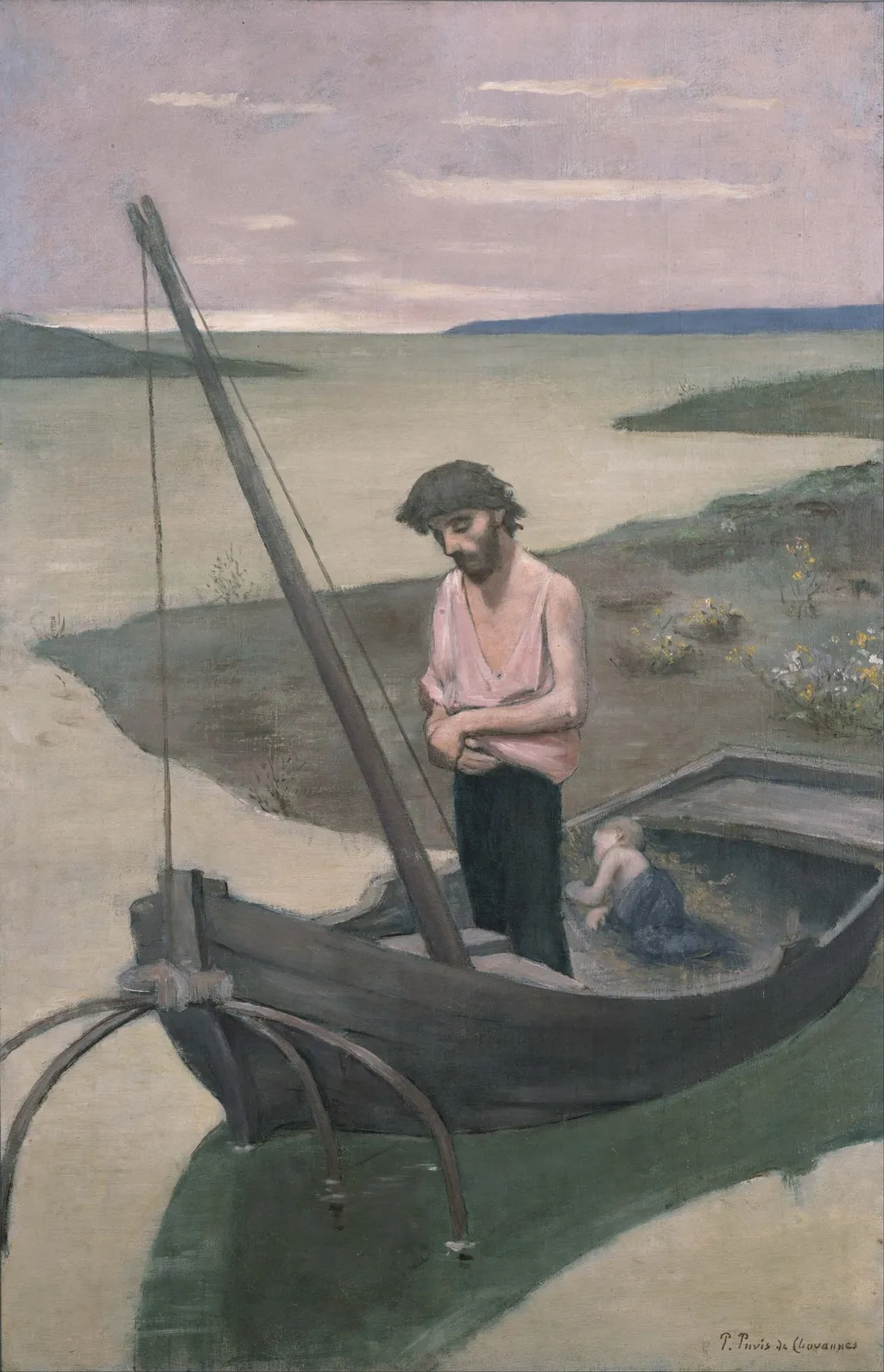 Poor Fisherman, by Pierre Puvis de Chavannes, oil, 1895