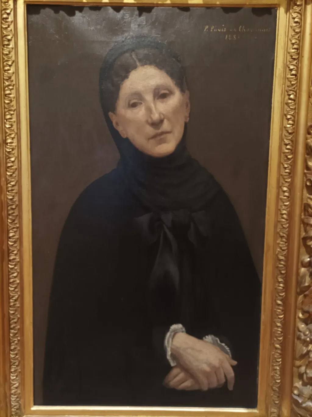 Portrait de Mme Puvis de Chavannes, née Princesse Cantacuzène, by Pierre Puvis de Chavannes, oil, 1892