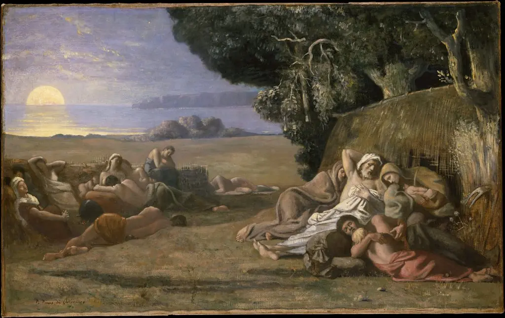 Sleep, by Pierre Puvis de Chavannes