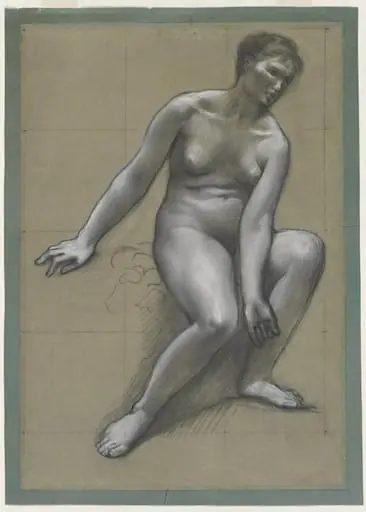 Study for the Mother in The Fisherman's Family, by Pierre Puvis de Chavannes