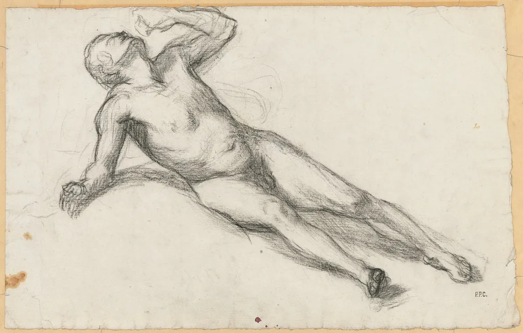 Study for The War, by Pierre Puvis de Chavannes, 1861