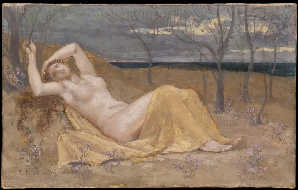 Tamaris, by Pierre Puvis de Chavannes