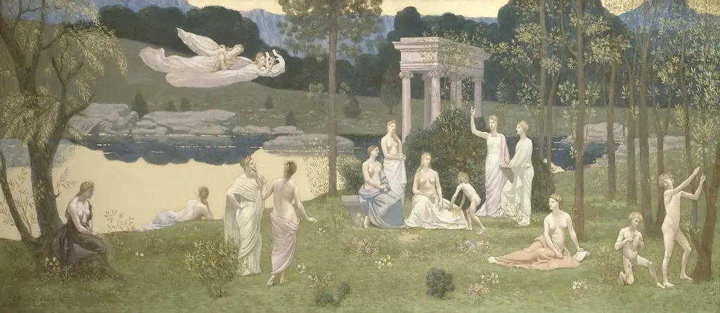 The Sacred Grove, Beloved of the Arts and the Muses, by Pierre Puvis de Chavannes