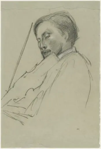The Violinist, by Pierre Puvis de Chavannes