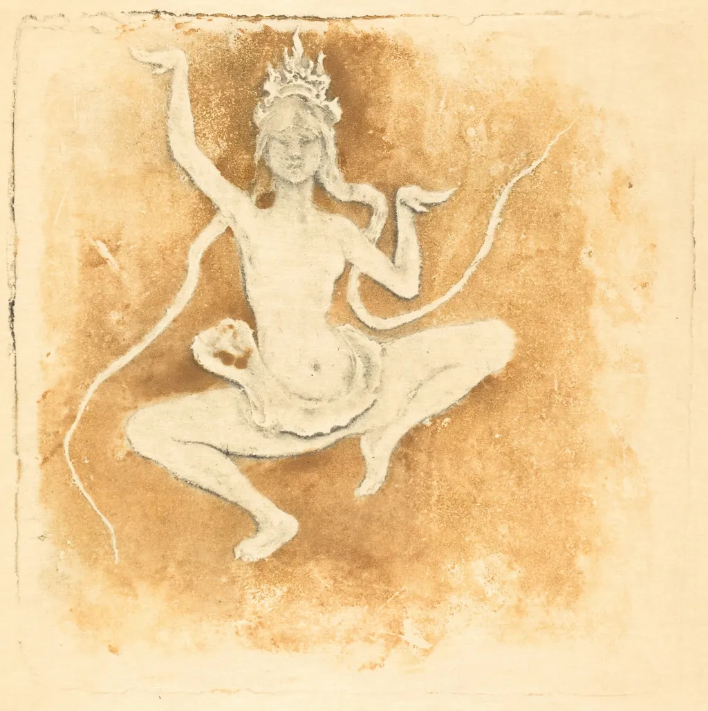 Danseuse Cobodgienne (Cambodian Dancer), by Pierre Roche, 1897