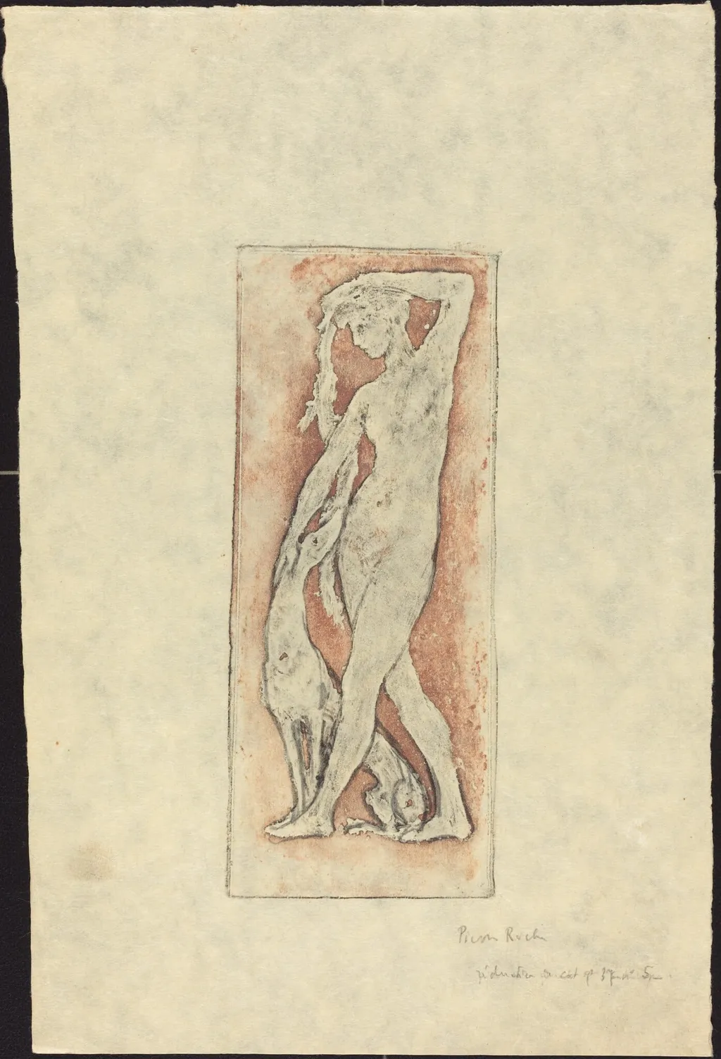 Diane au levrier (Diana and a Greyhound), by Pierre Roche, 1912