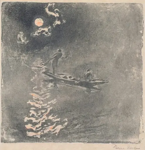 Night Fishing, by Pierre Roche