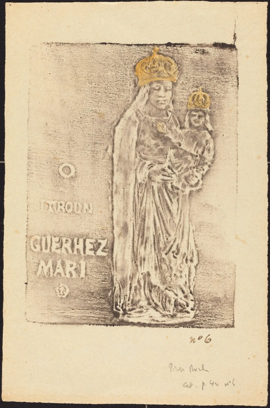 Notre Dame du Folgoet (Our Lady of Folgoet), by Pierre Roche, 1888