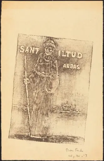 Saint Iltud, by Pierre Roche