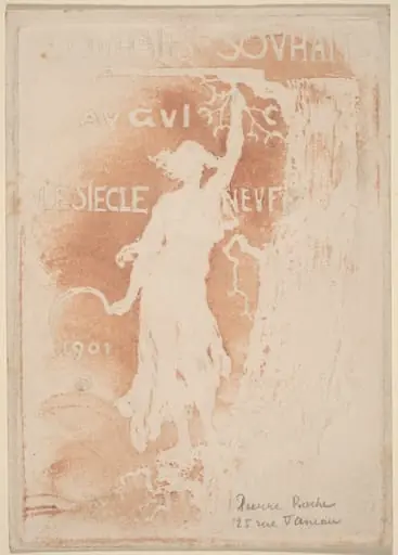 Souhaits Souhaits au Gui Le Siecle Neuf (Best Wishes for the New Century), by Pierre Roche