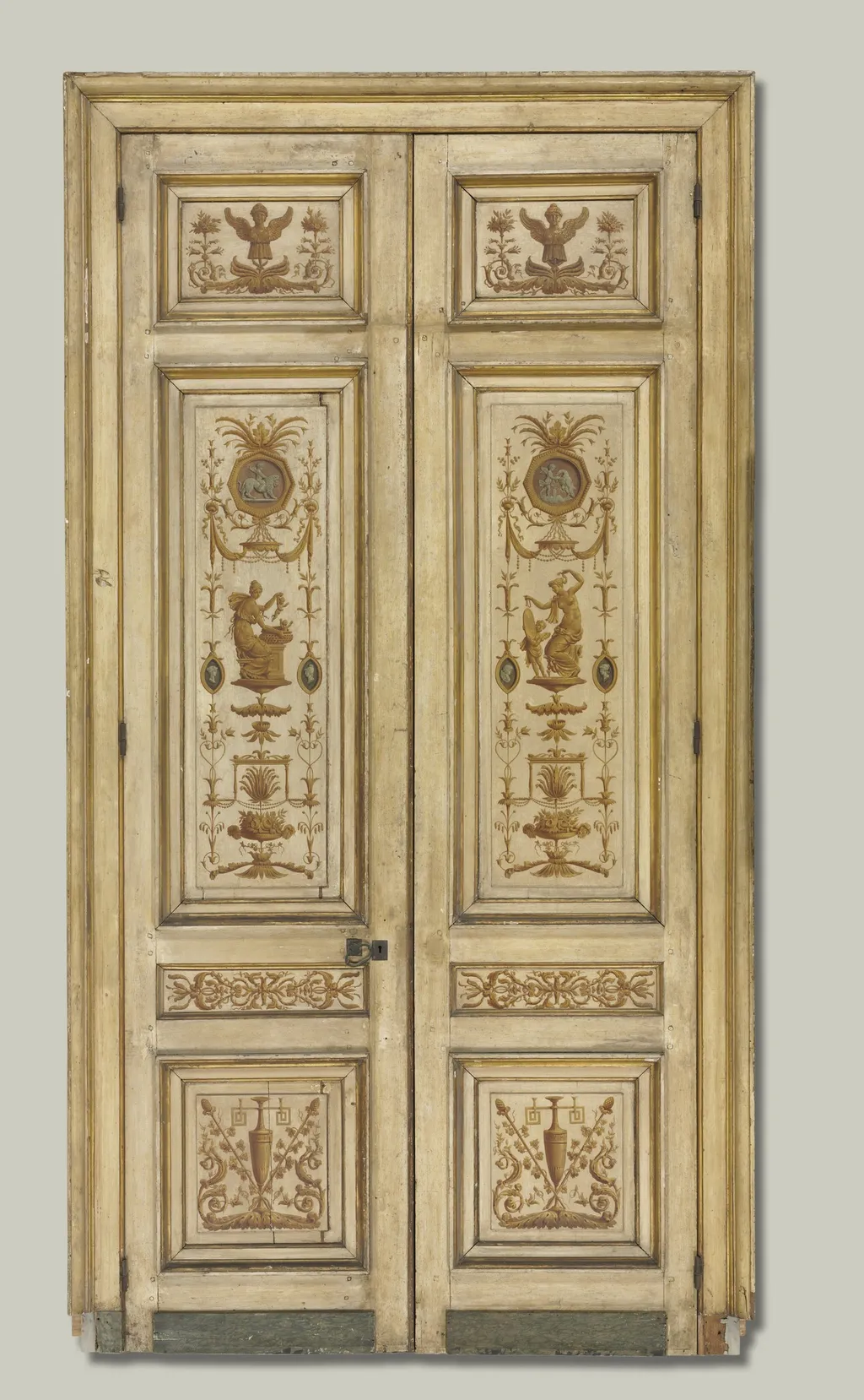 Double-Leaf Doors, by Pierre Rousseau, oil, 1798