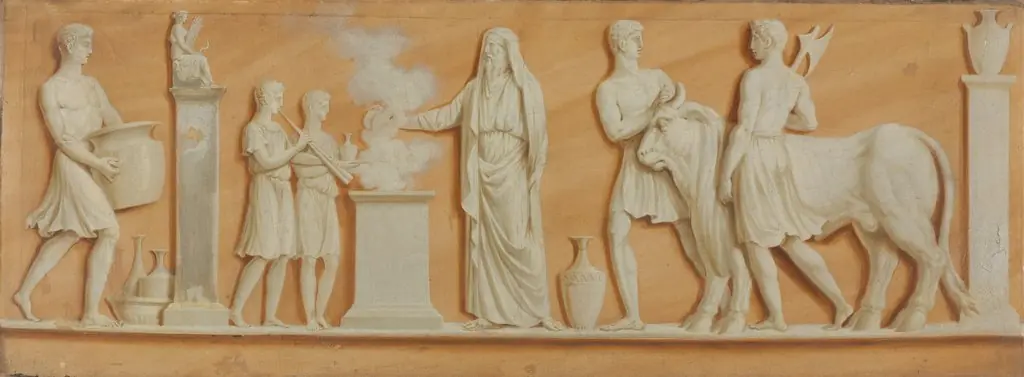 Overdoor Painting, by Pierre Rousseau