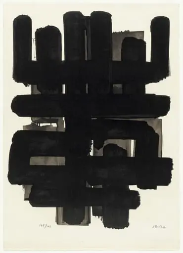 Untitled, by Pierre Soulages
