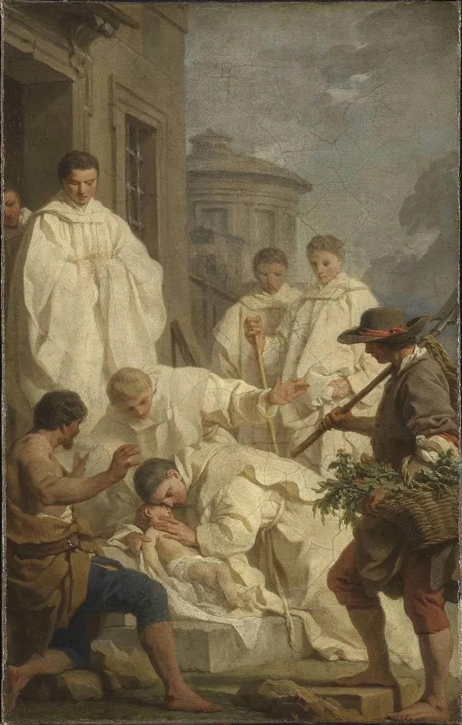 Der hl. Benedikt erweckt ein totes Kind, by Pierre Subleyras, unspecified, 1745