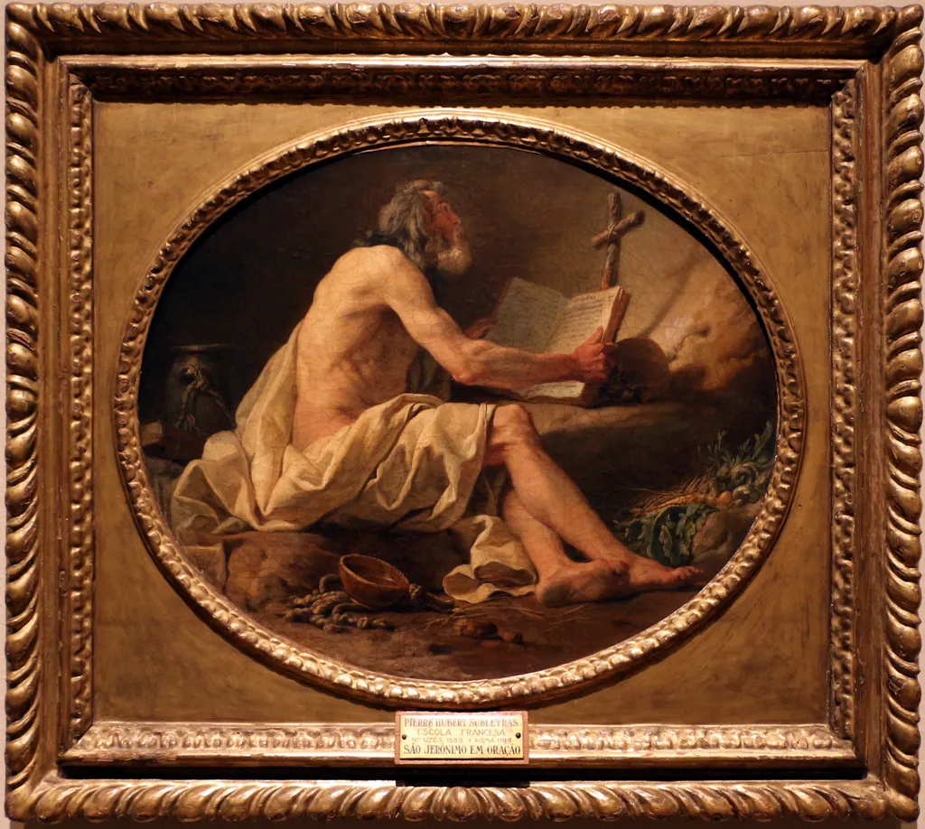 São Jerónimo em Oração, by Pierre Subleyras, unspecified, 1725
