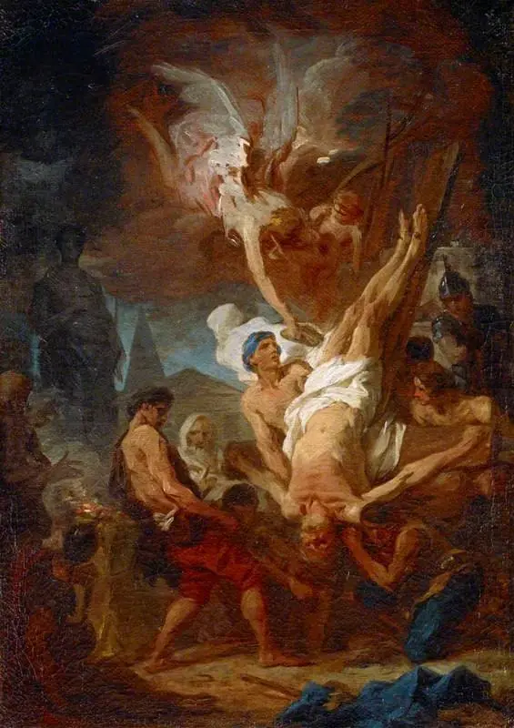 The Crucifixion of Saint Peter, by Pierre Subleyras