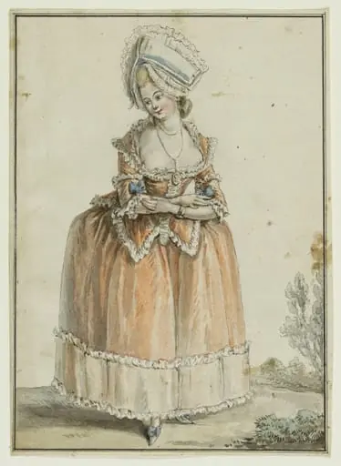 Jeune femme, by Pierre Thomas Le Clerc ou Leclerc