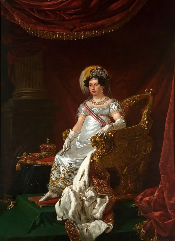 María Isabella of Spain (1789-1848), by Pierre Van Hanselaere