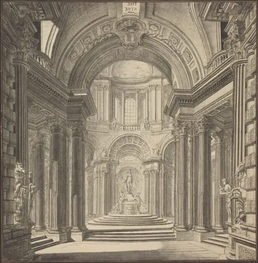 Interior of a Temple, by Pierre Varin