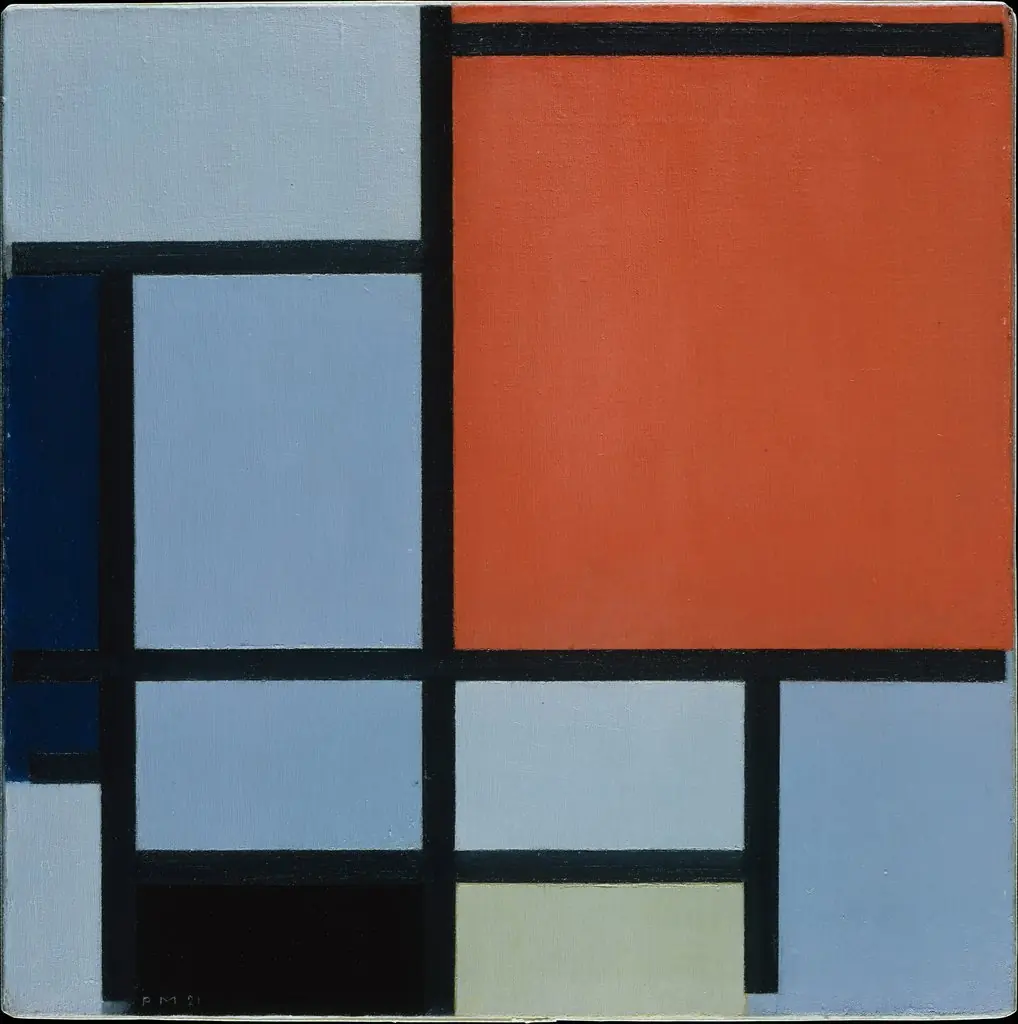 Composition, by Piet Mondrian