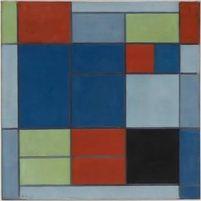 Composition C, by Piet Mondrian