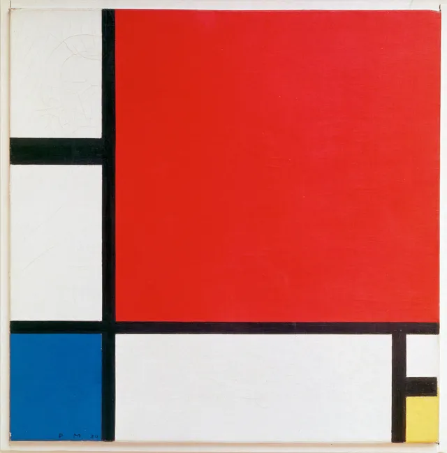 Composition II in Red, Blue, and Yellow — Piet Mondrian