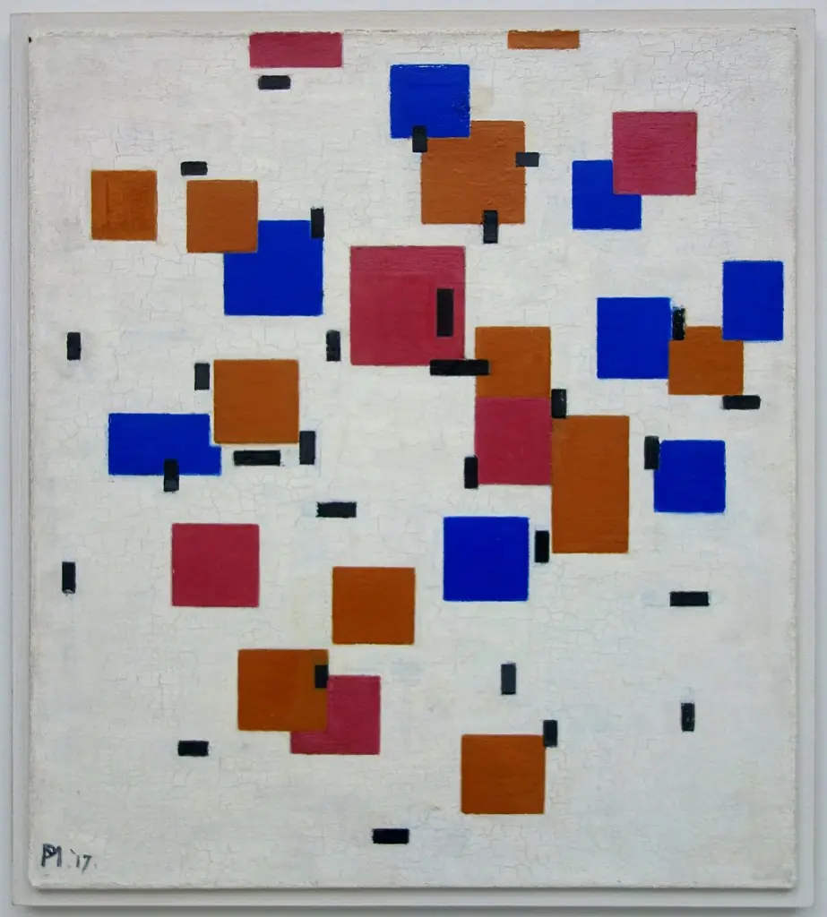 Composition in colour A, by Piet Mondrian