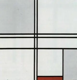 Composition (No. 1) Gray-Red — Piet Mondrian
