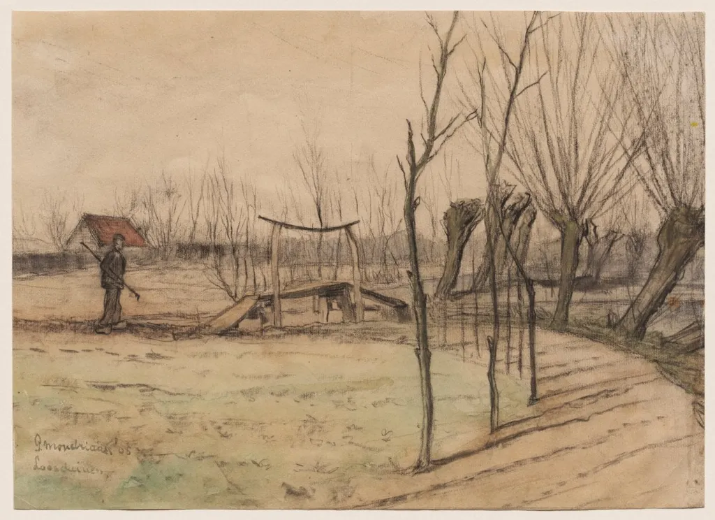 Landscape at Loosduinen, by Piet Mondrian, 1905