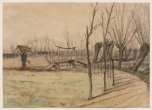 Landscape at Loosduinen, by Piet Mondrian