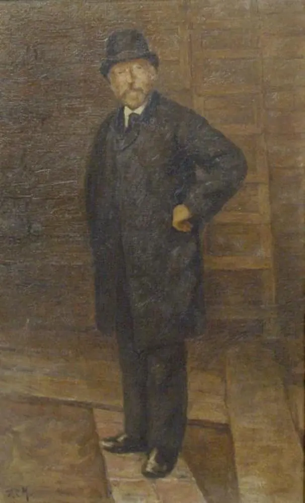 Portrait of Egbert Kuipers (1828-1892), by Piet Mondrian