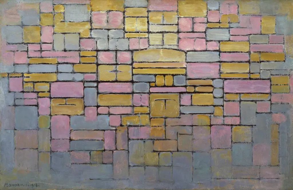 Tableau no. 2, by Piet Mondrian