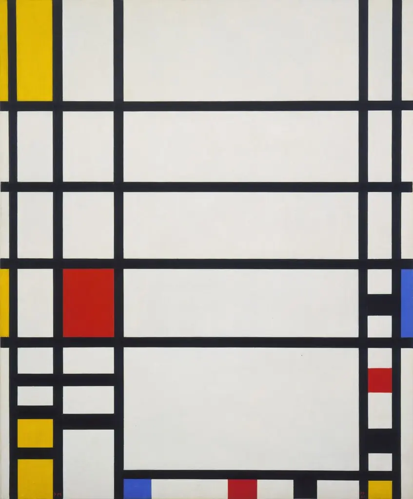 Trafalgar Square, by Piet Mondrian
