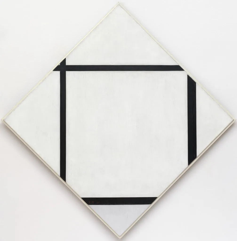 Untitled, by Piet Mondrian, oil, 1926