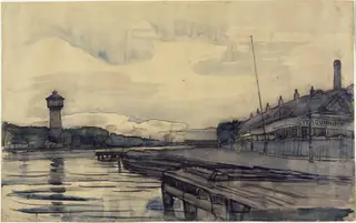 Untitled, by Piet Mondrian, 1907