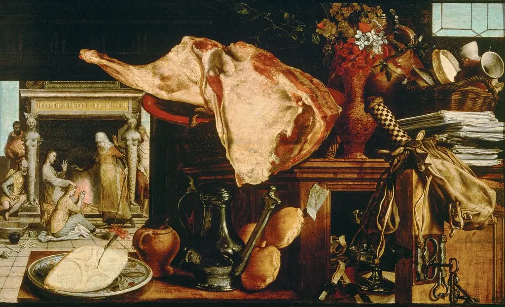 Christ with Mary and Martha, by Pieter Aertsen