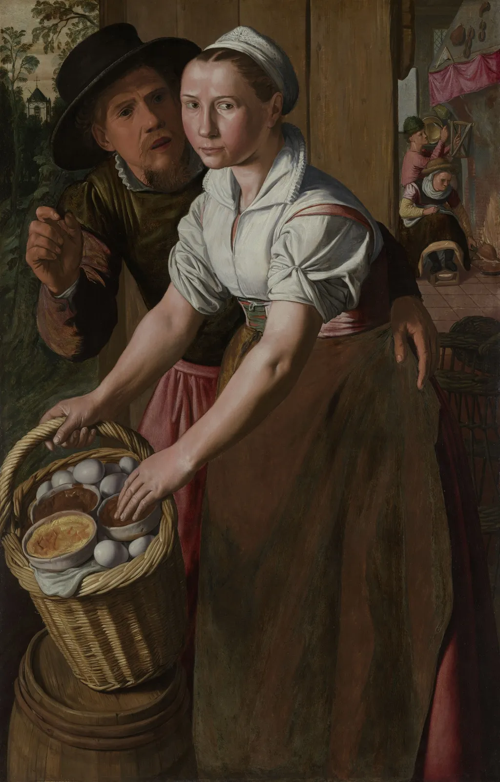 The Egg-girl, by Pieter Aertsen, oil, 1573