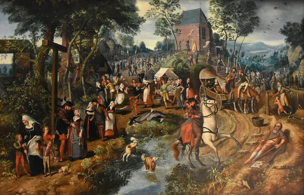 The Return from a Pilgrimage to Saint Anthony, by Pieter Aertsen, oil, 1549