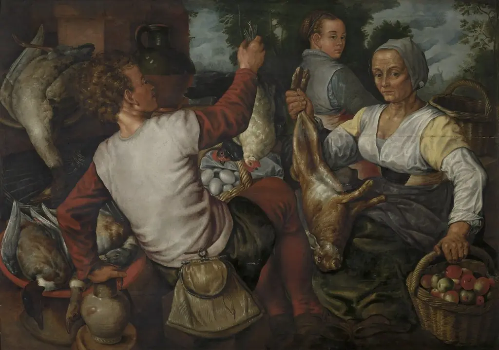 The Stallholders, by Pieter Aertsen