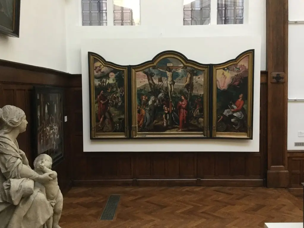 Tryptich of the soapmaker Jan van der Biest, by Pieter Aertsen