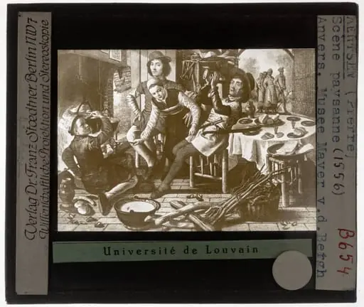 Pieter Aertsen. Boerengezelschap bij de haard