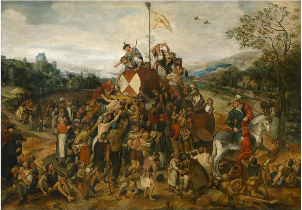 Saint Martin's Day, by Pieter Balten, oil, 1550
